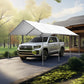 Alpha Joy 12’ X 20’Heavy Duty Carport Awning Car Canopy Tent Garage Boat Shelter, White