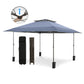 Alpha Joy 13x13ft Outdoor Gazebo Instant Pop Up Canopy Double Roof Folding Canopy with 3 Adjustable Height