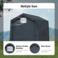 Alpha Joy 6 x 10 x 7 ft Portable Storage Shed Outdoor Heavy Duty Carport with Roll-up Ventilated Windows for Patio Furniture