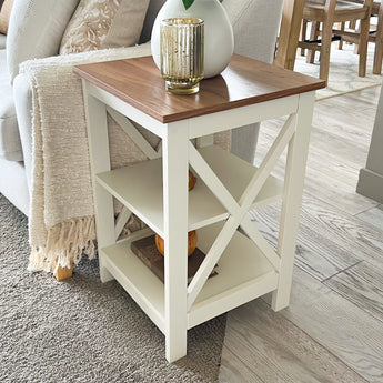 Stylish 2-Piece Accent Side Table Set