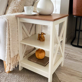 Stylish 2-Piece Accent Side Table Set