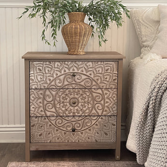 Vintage-Inspired Handmade Accent Cabinet