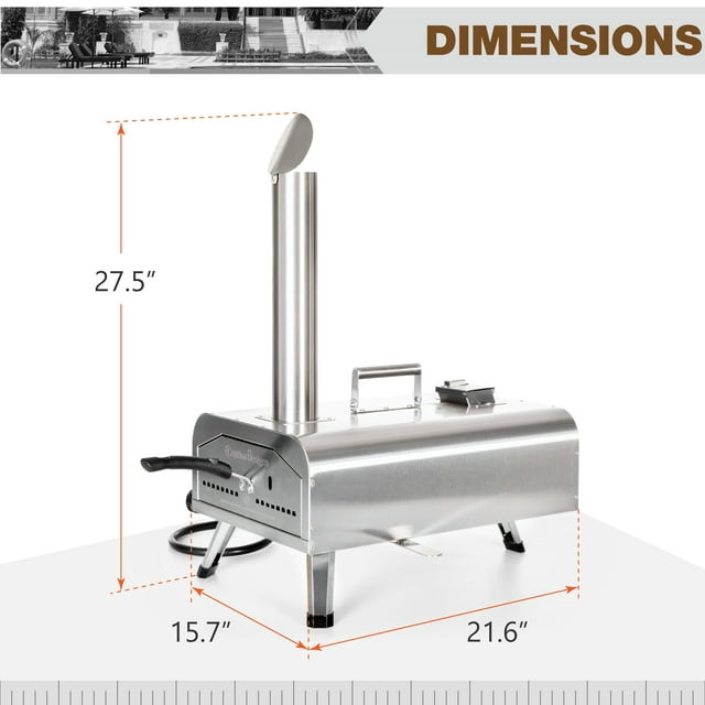 Jumbuck gas outlet smoker