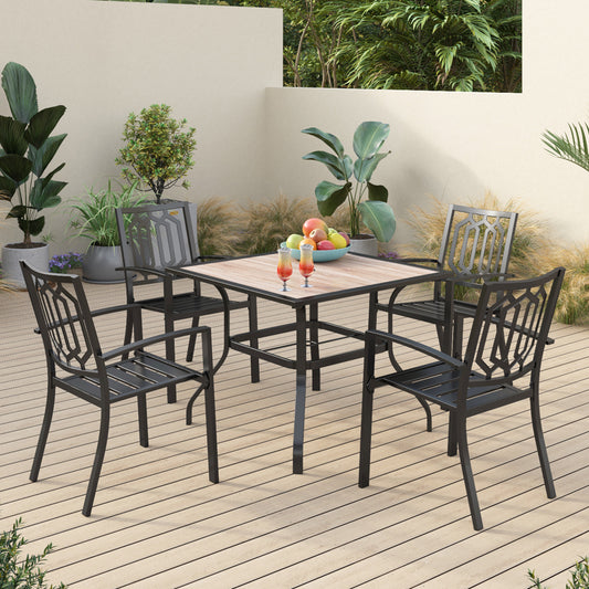 Sophia & William 5 Peices Outdoor Patio Dining Set 4-Person Furniture Set