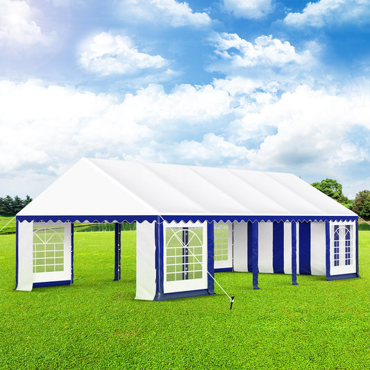 Sophia & William 16' x 32' Outdoor Party Wedding Tent Heavy Duty Canopy with 10 Removable Sidewalls