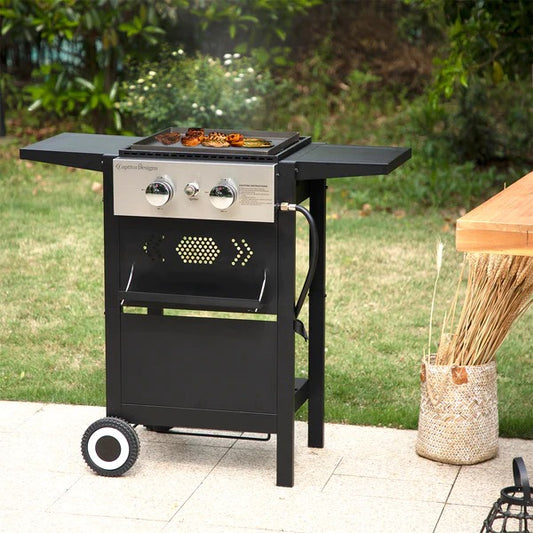 Captiva Designs Griddle & Plate Patio Gas Grill