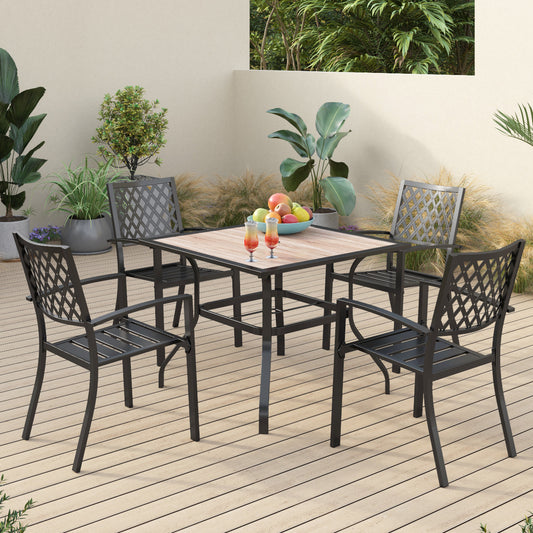 Sophia & William 5 Peices Outdoor Patio Dining Set 4-Person Furniture Set