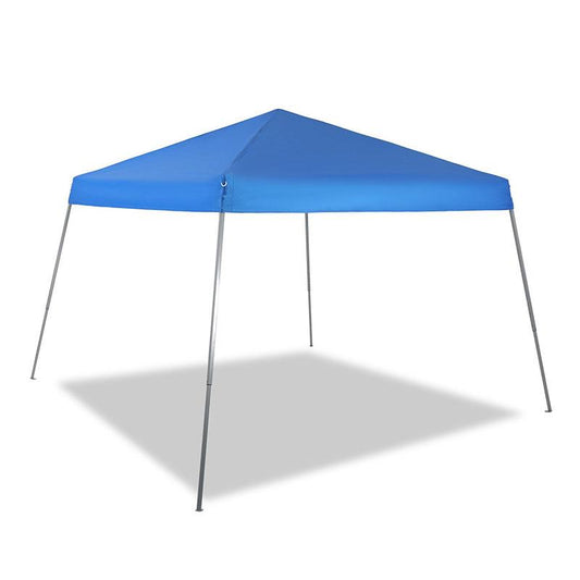 Sophia & William 12' W x 12' D Pop-up Canopy Blue Slant Leg Instant Gazebo Tent